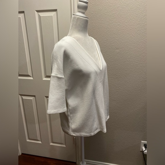 Vintage Y2K Anthropology Dolan Women’s Oversized Boxy Top Deep V-Neck Sz M USA - Picture 11 of 13